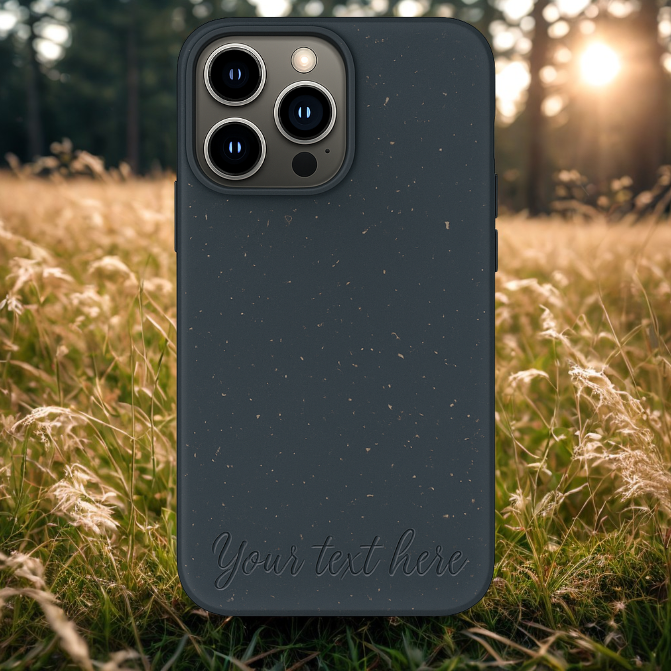 Biodegradable Personalized Case - Black